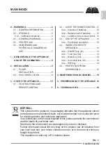 Preview for 21 page of Olimpia splendid CALEO GLASS Instructions For Installation, Use And Maintenance Manual