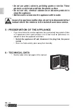 Preview for 36 page of Olimpia splendid CALEO GLASS Instructions For Installation, Use And Maintenance Manual