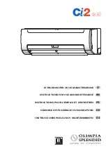 Olimpia splendid Ci2 Wall Series Instructions For Use And Maintenance Manual предпросмотр