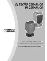 Olimpia splendid DJ CERAMICO Instructions For Installation, Use And Maintenance Manual preview