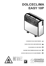 Olimpia splendid DOLCECLIMA EASY 10P Instructions For Use And Maintenance Manual предпросмотр