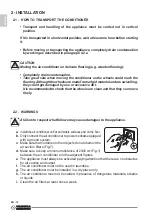 Предварительный просмотр 50 страницы Olimpia splendid DOLCECLIMA Instructions For Use And Maintenance Manual