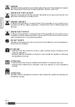 Preview for 60 page of Olimpia splendid DUAL INVERTER 14 Instructions For Use And Maintenance Manual