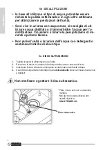 Предварительный просмотр 8 страницы Olimpia splendid LIMPIA 6 Instructions For Use And Maintenance Manual