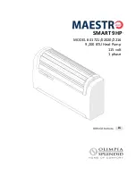 Olimpia splendid MAESTRO SMART 9HP Service Manual preview