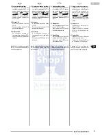 Preview for 83 page of Olimpia splendid NEXYA S inverter 9HP Instructions For Installation, Use And Maintenance Manual