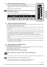 Preview for 73 page of Olimpia splendid NEXYA S5 E CASSETTE Instructions For Use And Maintenance Manual