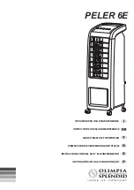 Preview for 1 page of Olimpia splendid PELER 6E Instructions For Use And Maintenance Manual