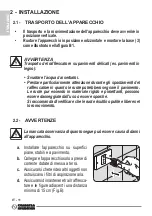 Предварительный просмотр 22 страницы Olimpia splendid PELER TOWER Instructions For Installation, Use And Maintenance Manual