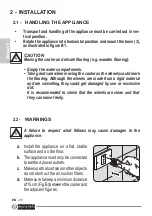 Предварительный просмотр 44 страницы Olimpia splendid PELER TOWER Instructions For Installation, Use And Maintenance Manual