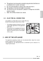 Предварительный просмотр 45 страницы Olimpia splendid PELER TOWER Instructions For Installation, Use And Maintenance Manual