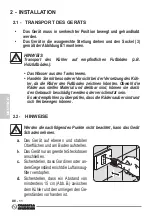 Предварительный просмотр 88 страницы Olimpia splendid PELER TOWER Instructions For Installation, Use And Maintenance Manual