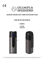 Olimpia splendid SHERPA SHW 200 User& Installer'S Manual preview