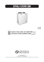 Olimpia splendid SITALI CXVM 280 Instructions For Installation, Use And Maintenance Manual preview