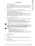 Preview for 13 page of Olimpia splendid UNICO AIR INVERTER 8 SF Instructions For Installation, Use And Maintenance Manual