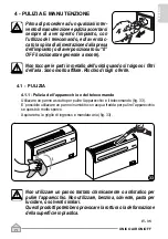 Предварительный просмотр 43 страницы Olimpia splendid Unico Air R410A Instructions For Use And Maintanence