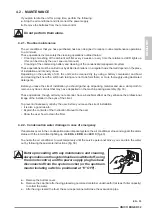 Preview for 85 page of Olimpia splendid Unico EDGE Instructions For Use And Maintenance Manual