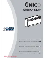 Olimpia splendid Unico Gamma Star Instructions For Installation, Use And Maintenance Manual preview