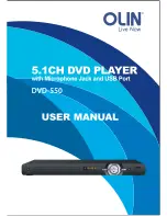 Preview for 1 page of Olin DVD-550 User Manual