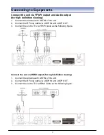 Предварительный просмотр 10 страницы Olin OPVR-1600 User Manual