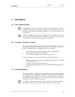 Предварительный просмотр 19 страницы Olis 72/02FRG Installation And Operation Manual