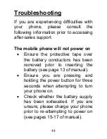 Preview for 44 page of Olitech EASY MATE+ OLT2914 User Manual