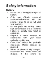 Preview for 50 page of Olitech EASY MATE+ OLT2914 User Manual