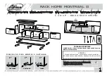 Olivar RACK HOME MONTREAL II Assembly Instructions Manual предпросмотр