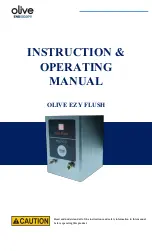 Olive ZY FLUSH Instructions & Operating Manual preview