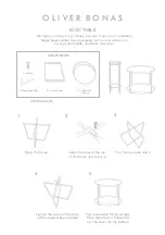 Oliver Bonas IGGY TABLE Assembly Instructions preview