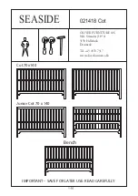 Preview for 1 page of Oliver Furniture SEASIDE Bench Assembly Instructions Manual