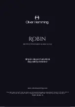 Preview for 8 page of Oliver Hemming Robin Instructions And Warranty