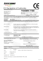 Preview for 4 page of Oliver IGD TOCSIN 700+ Installation And User Instructions Manual