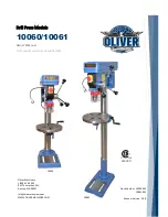 Oliver 10060 Owner'S Manual preview