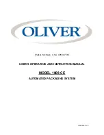 Oliver 1808-CE User'S Operating And Instruction Manual предпросмотр