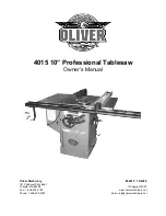 Preview for 1 page of Oliver 4015 Owner'S Manual