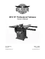 Предварительный просмотр 1 страницы Oliver 4016 Owner'S Manual