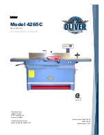 Oliver 4265C Owner'S Manua preview