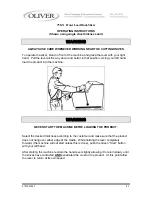 Preview for 8 page of Oliver 758-N User Operating Instructions Manual