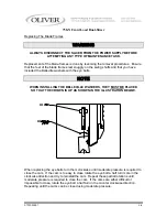 Preview for 17 page of Oliver 758-N User Operating Instructions Manual