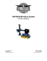 Предварительный просмотр 1 страницы Oliver APF0038 Owner'S Manual