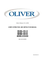 Oliver MODEL 619-16 User'S Operating And Instruction Manual предпросмотр