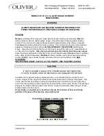 Preview for 9 page of Oliver MODEL 619-16 User'S Operating And Instruction Manual