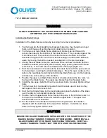 Предварительный просмотр 19 страницы Oliver Select 747-N User'S Operating And Instruction Manual