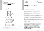 Предварительный просмотр 1 страницы Oliveri Dublin DU7130D-N Installation Instructions