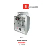 Preview for 1 page of Olivetti 3D DESK User Manual