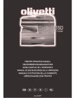 Olivetti Copia 9915D Operation Manual preview