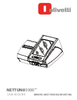 Olivetti CRF3000 Troubleshooting Manual preview