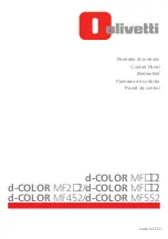 Olivetti d-COLOR MF 2 Series Manual preview