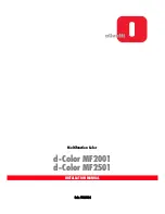 Preview for 1 page of Olivetti d-Color MF2001 Installation Manual